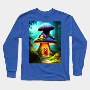 Enchanting Home for Sale (6) - Magic Mushroom House Long Sleeve T-Shirt